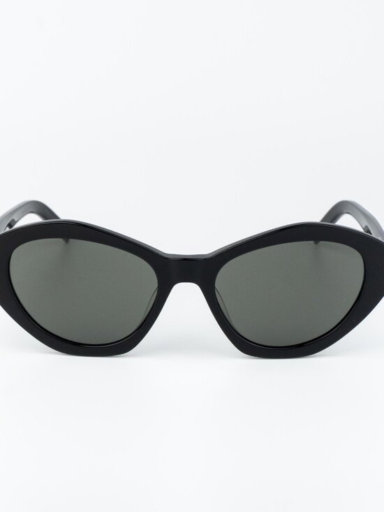 Saint Laurent Women Sunglasses Black Grey Cat Eye SLM60 006 NEW AUTHENTIC main image 3